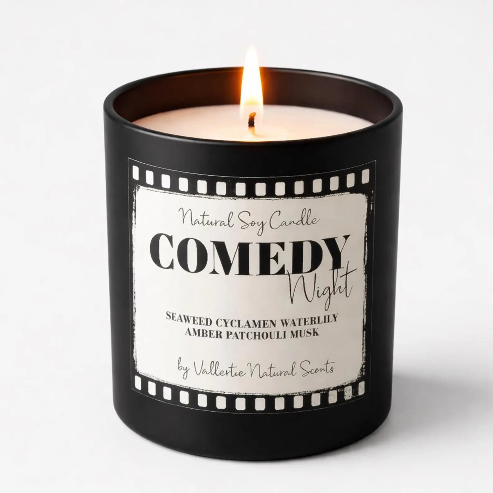 Comedy Night - Luxury Soy Candle  - Movie Night Collection