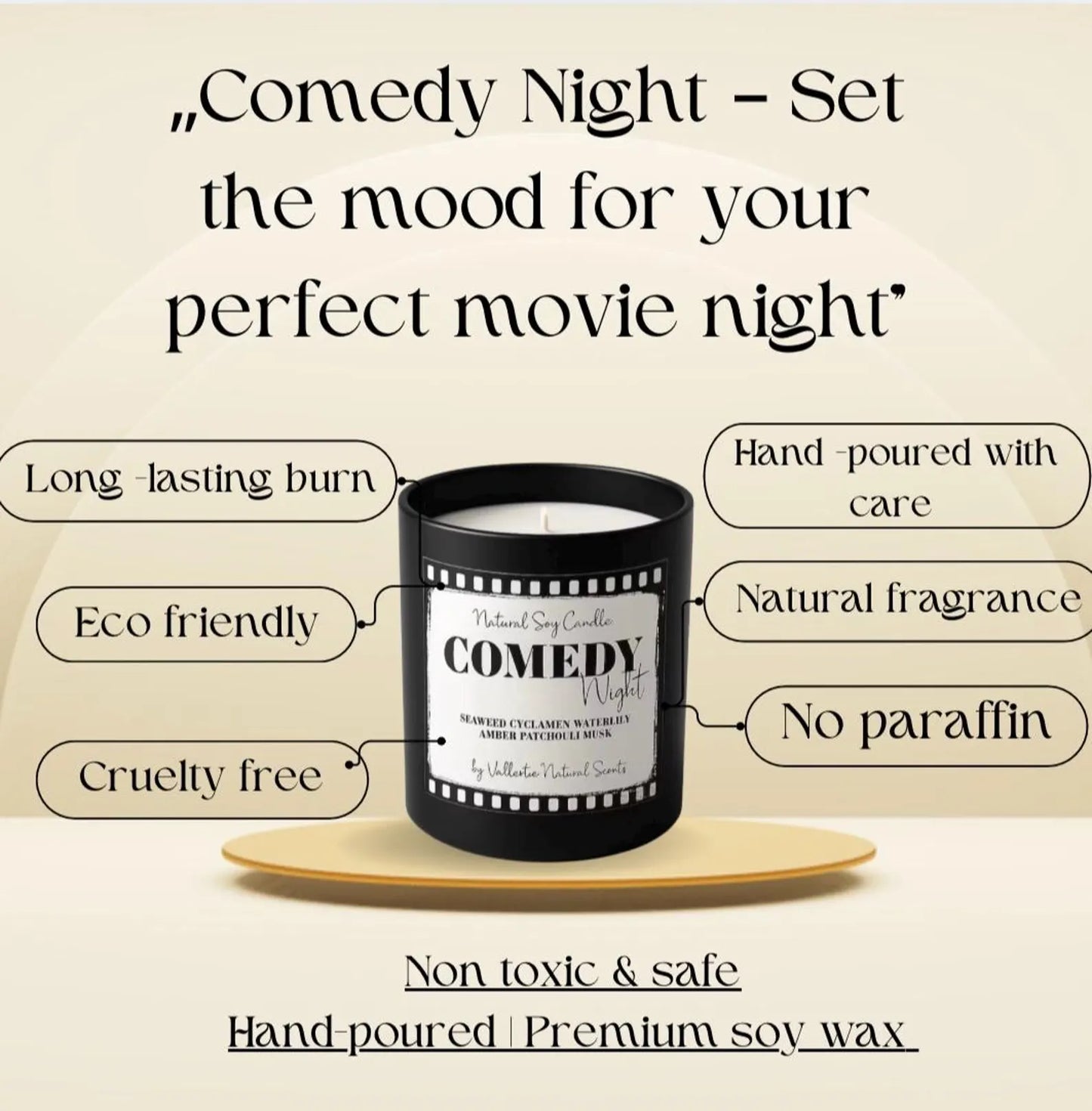 Comedy Night - Soy Candle 180ml.