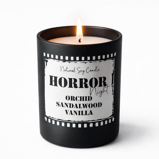 Soy Wax Scented Candles, Home Fragrance, 35h burning, Soy Candles, Movie Night , 180ml.